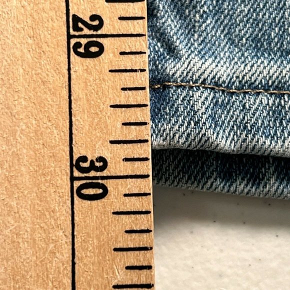 Lee Jeans Womens 16 Relaxed Straight Leg Blue Stretch Denim Casual Comfo… - Picture 9 of 9